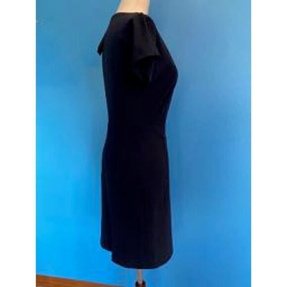 NWT Made in Portugal BOSS Hugo Boss Datera Minimalist Shift Dress Dark Blue 0 - Picture 7 of 12